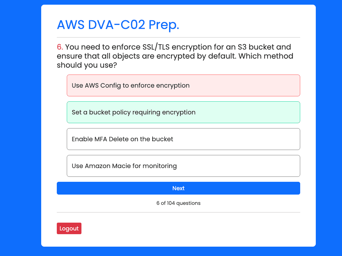 Prep. quiz tool